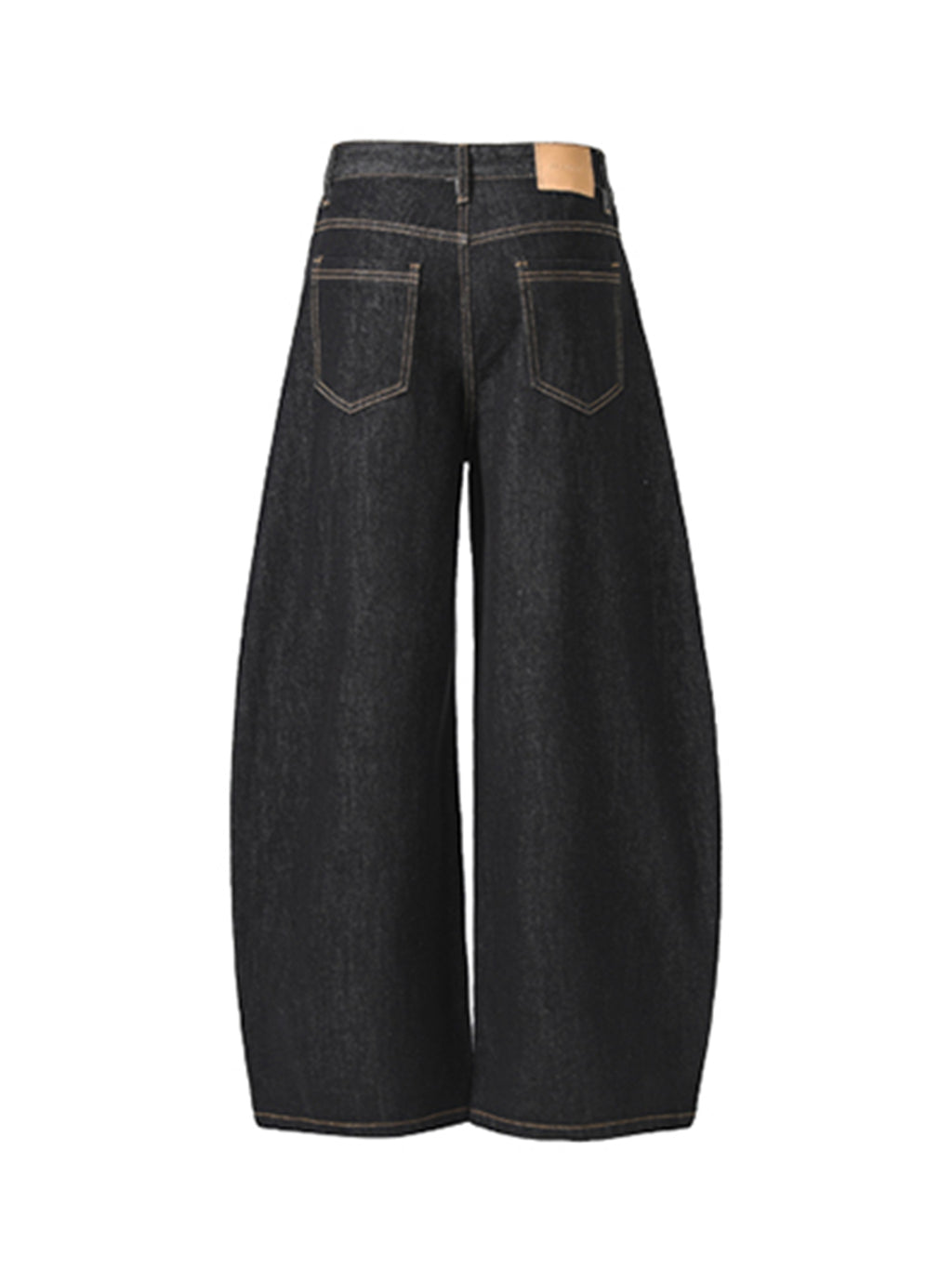 STEALTH BLACK BAGGY DENIM