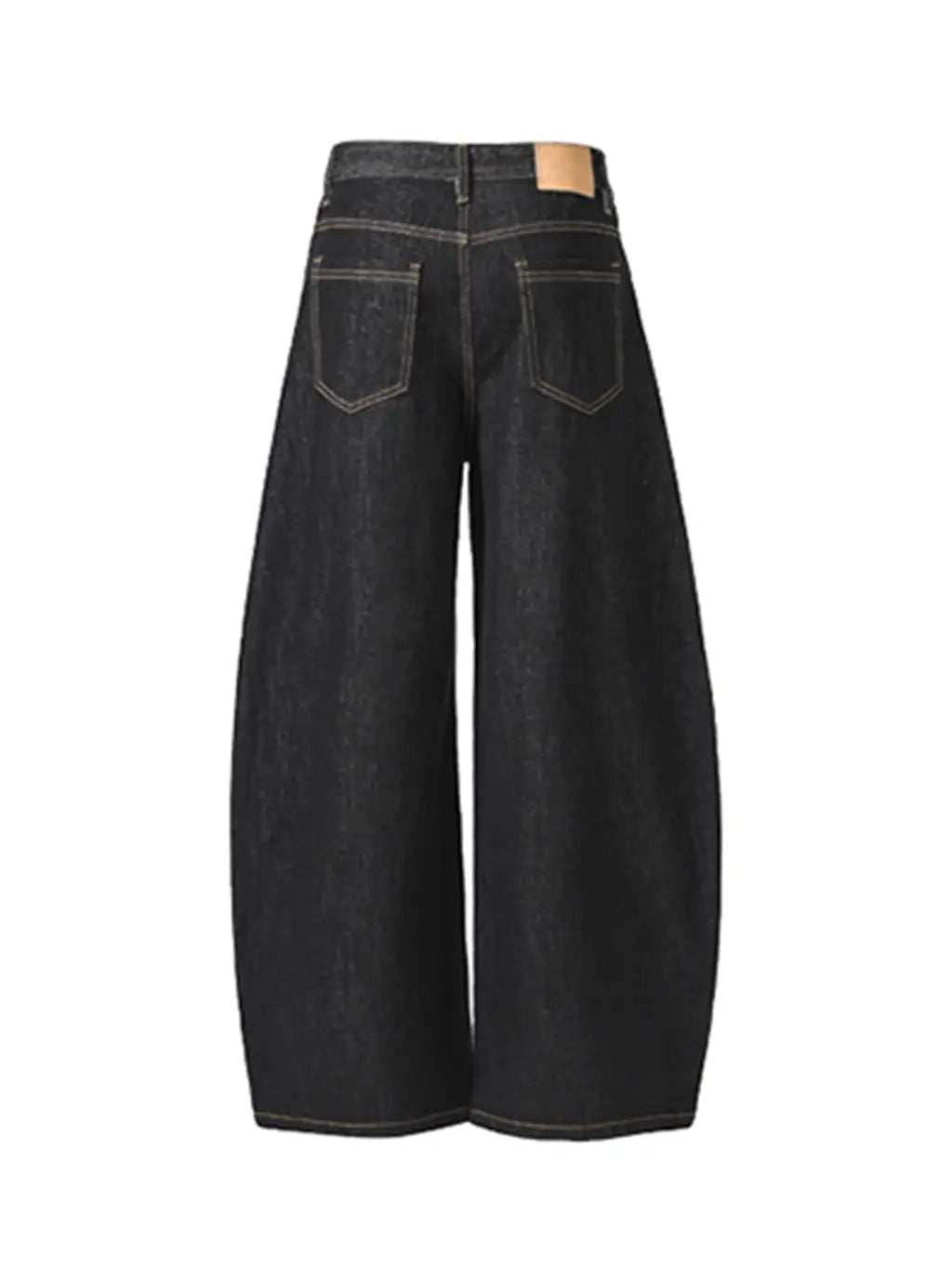 STEALTH BLACK BAGGY DENIM