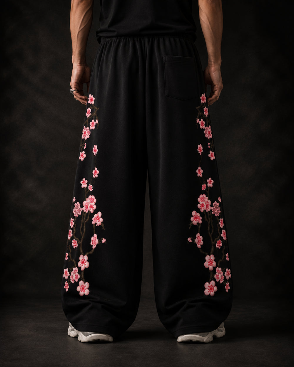 Petalfall Embroidered Pants