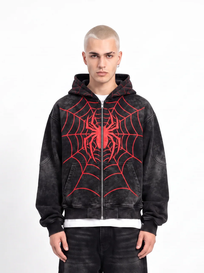 Web Slinger Zip-Up Hoodie