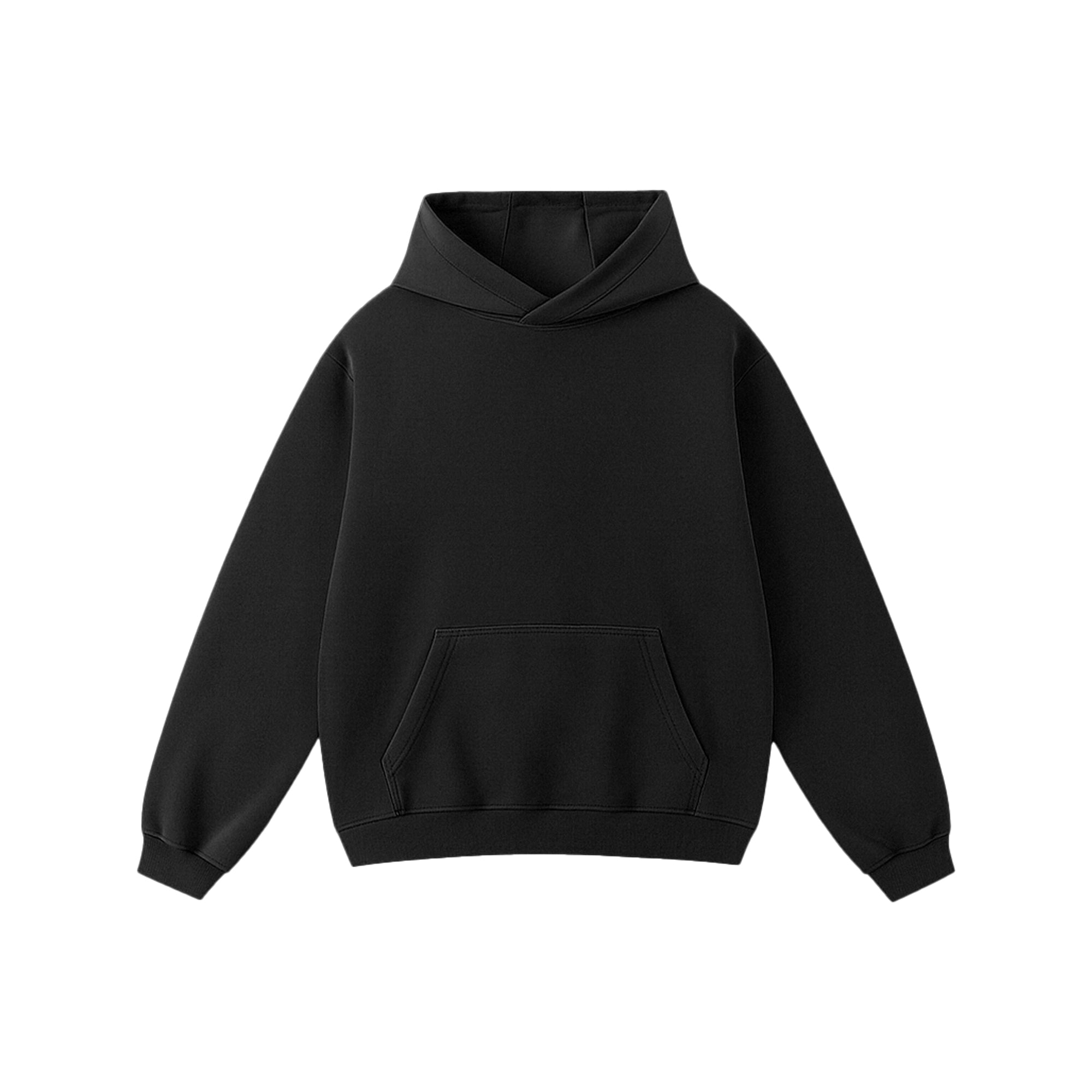 BLACK OVERSIZED HOODIE