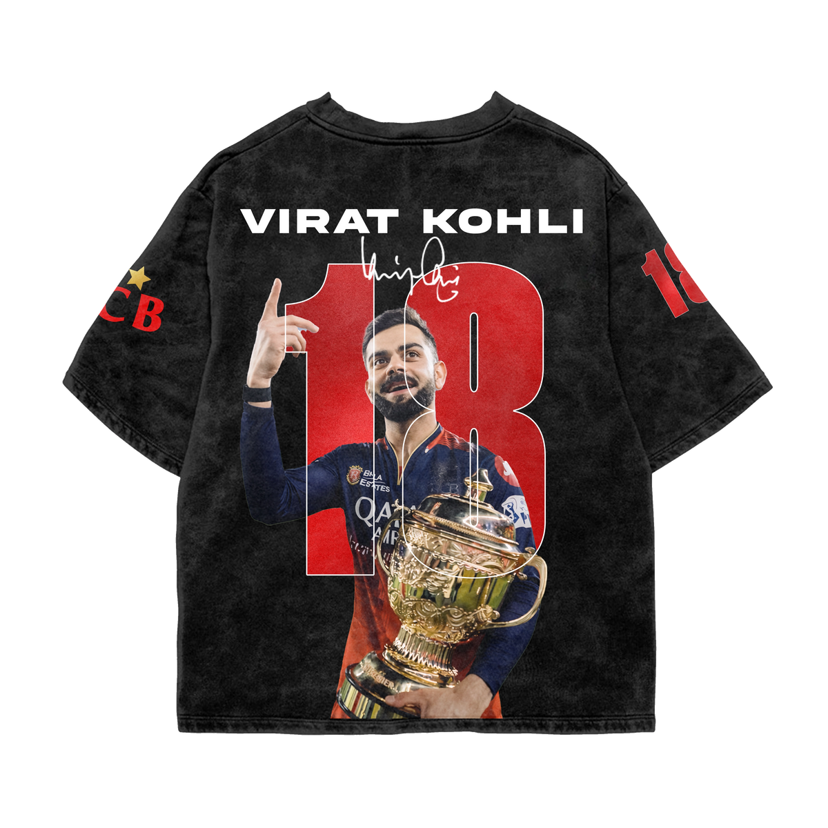 RCB Legacy 18 Acid Wash Tee