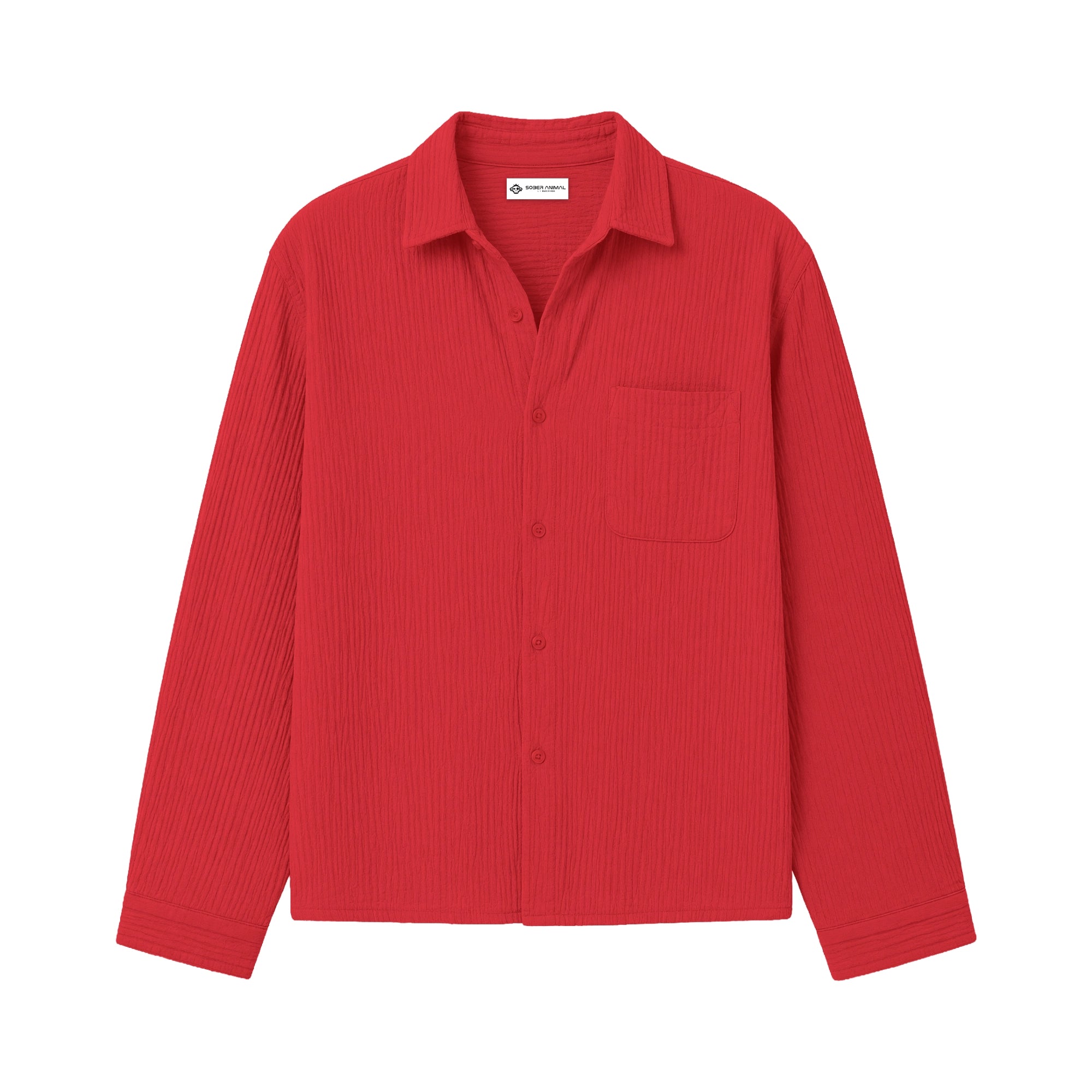 Red Gauze Shirt