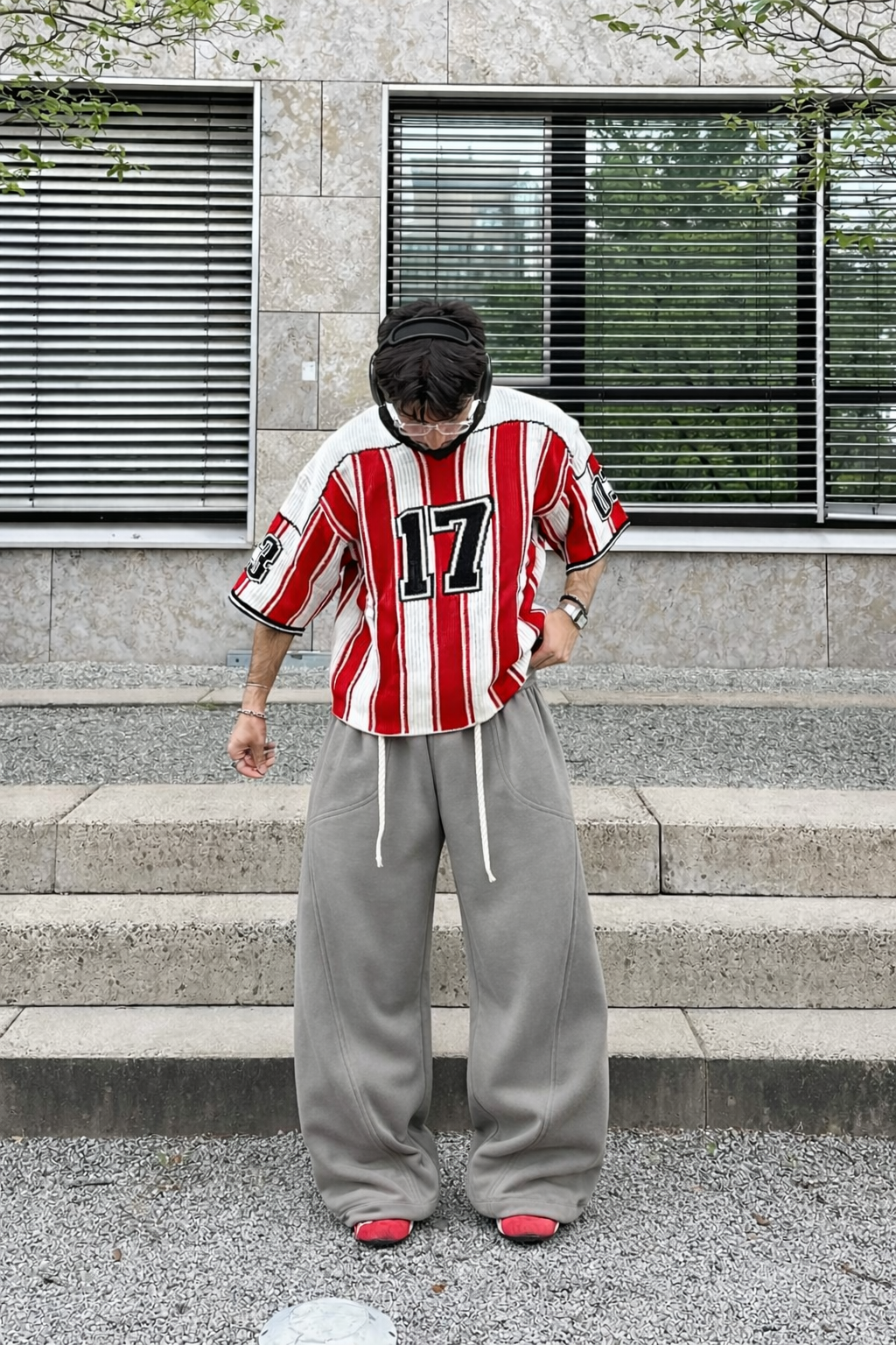 Cloud Grey Oversized Sweatpants