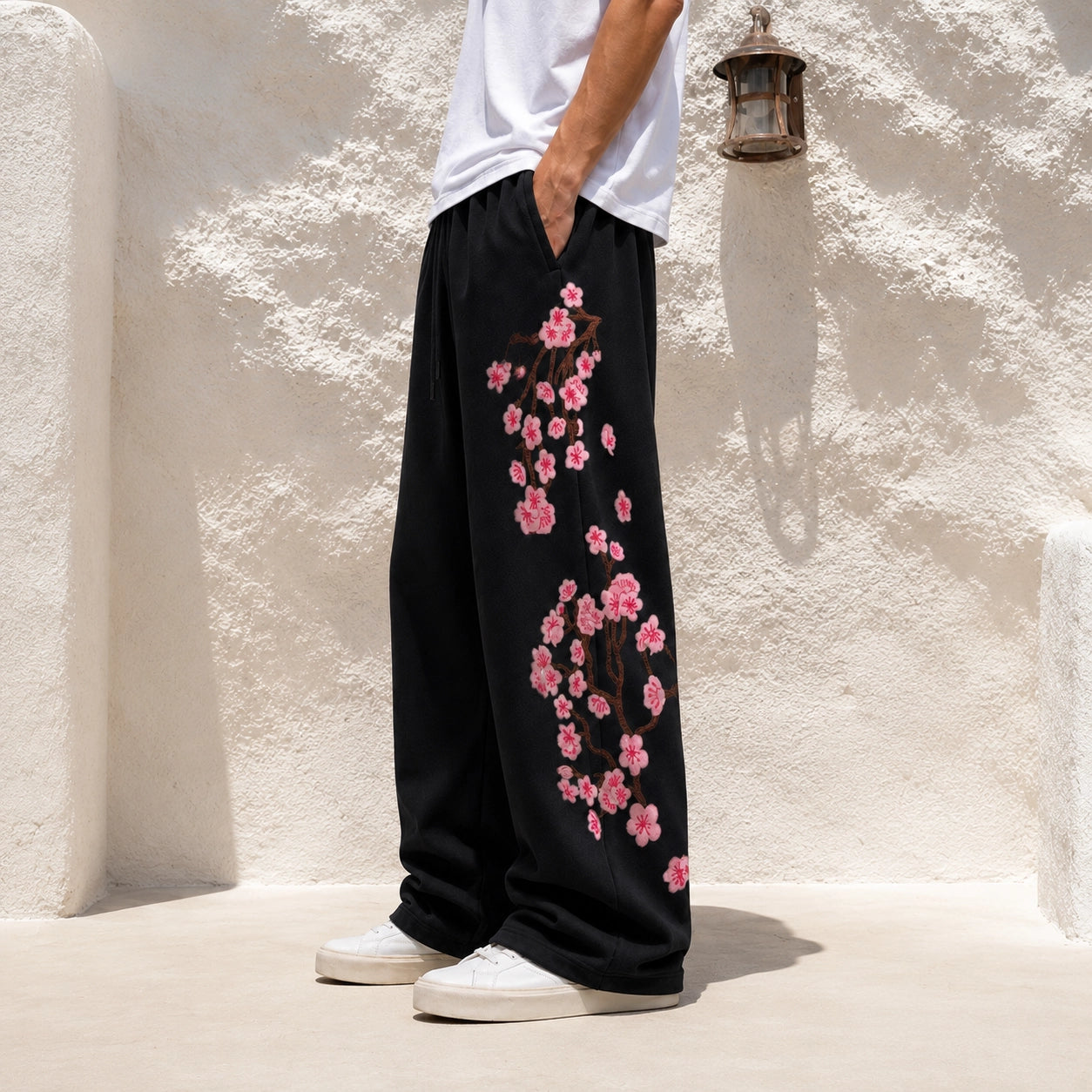 Petalfall Embroidered Pants