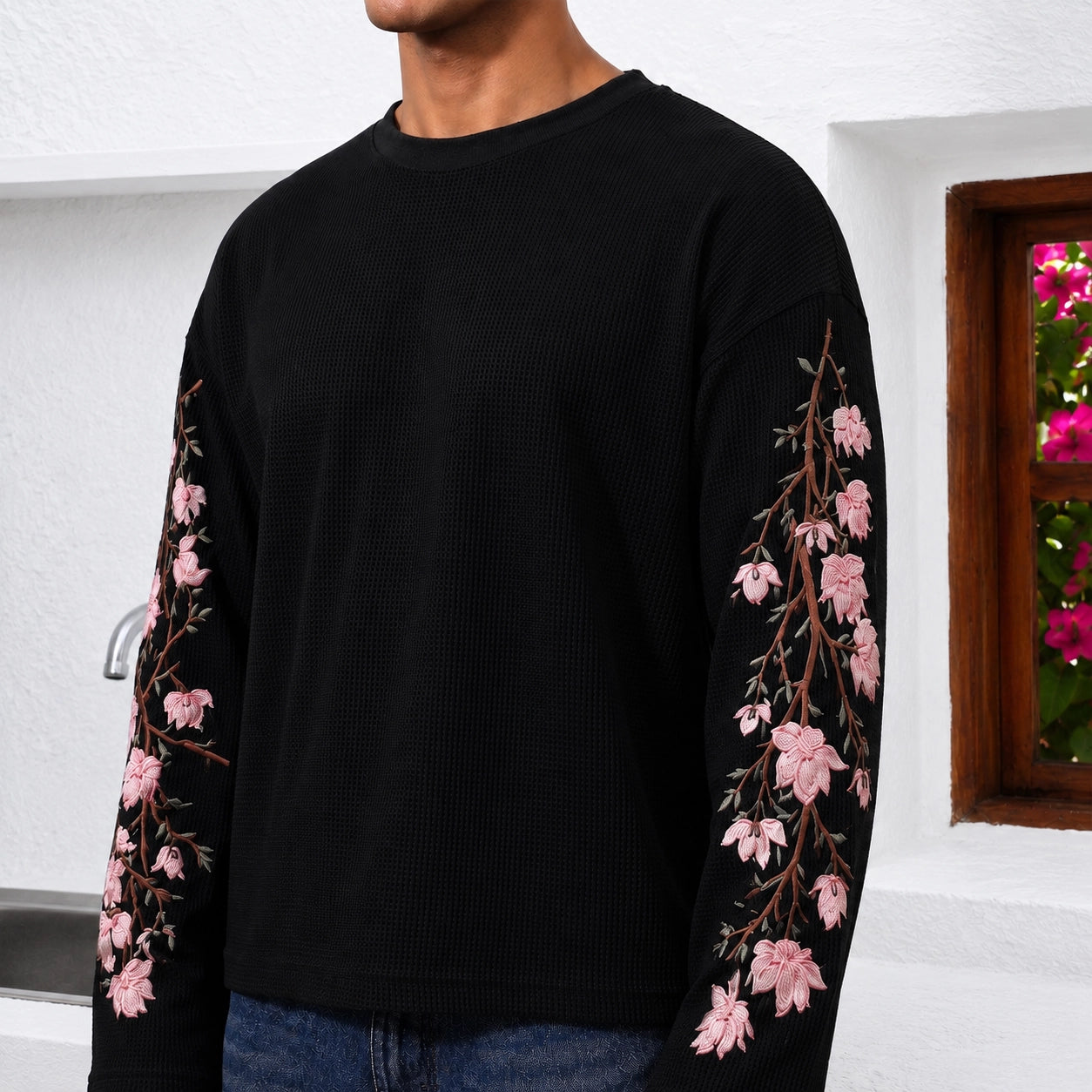 Bloodline Black Waffle Tee