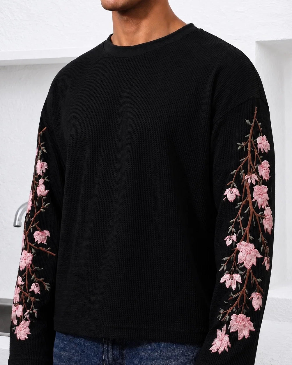 Bloodline Black Waffle Tee