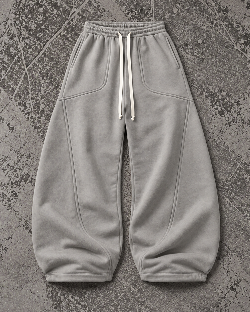Cloud Grey Oversized Sweatpants