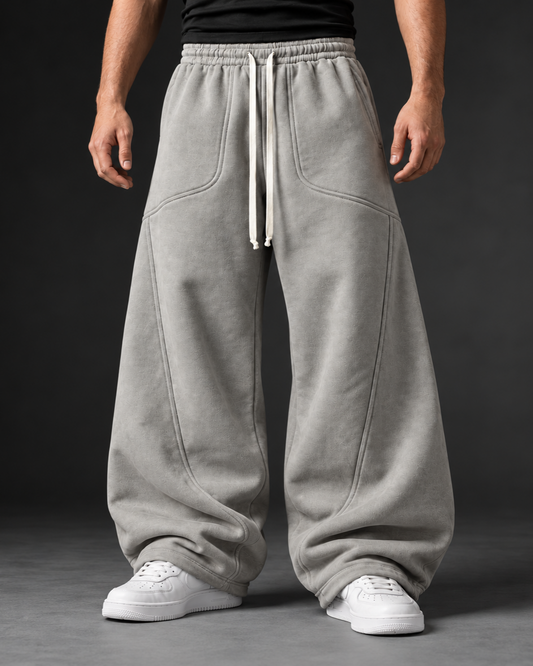 Cloud Grey Oversized Sweatpants