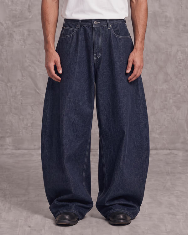 Deep Ocean Barrel Fit Denim