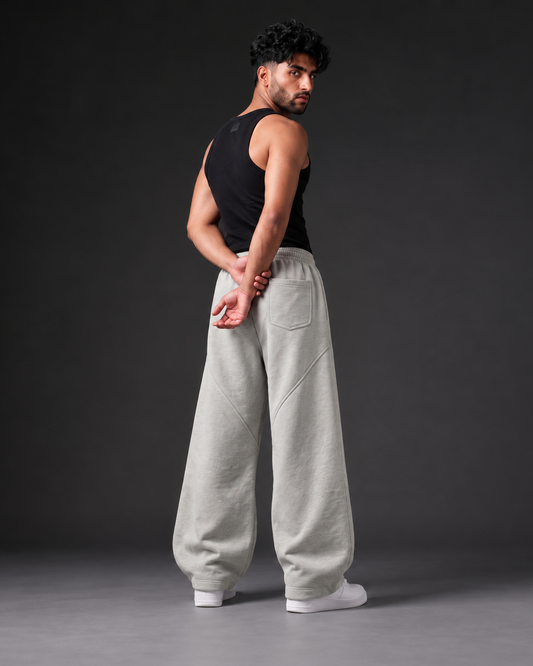 Cloud Grey Oversized Sweatpants