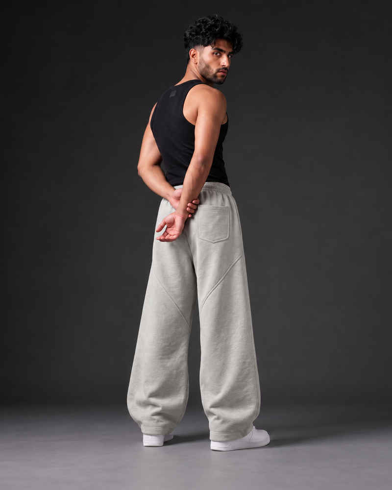 Cloud Grey Oversized Sweatpants