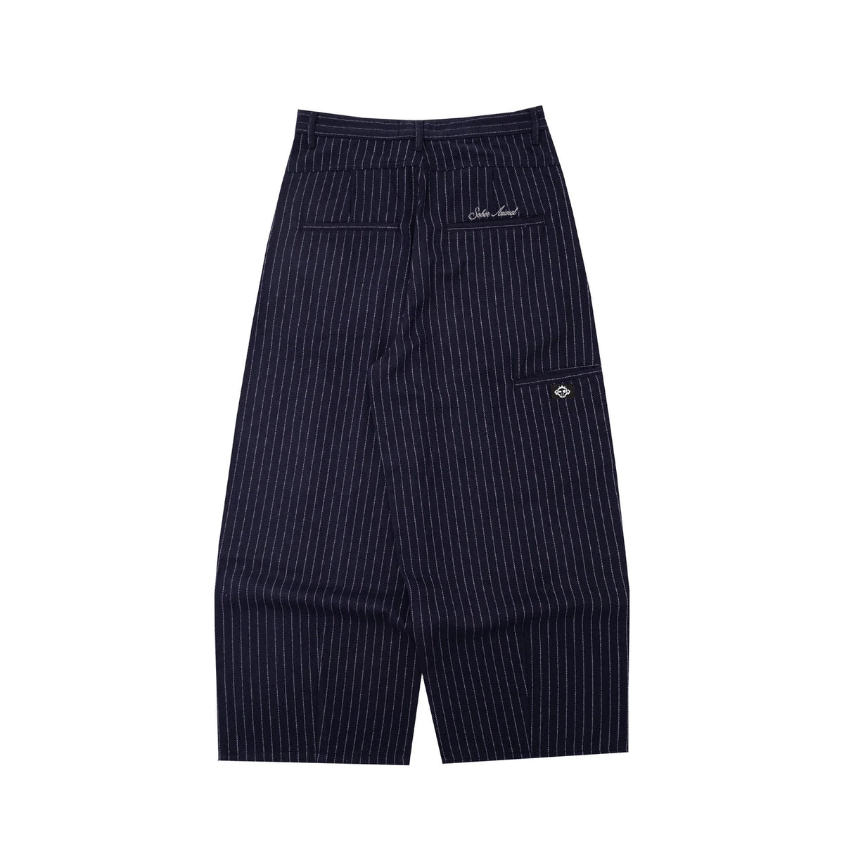 Relaxed Pinstripe Pants