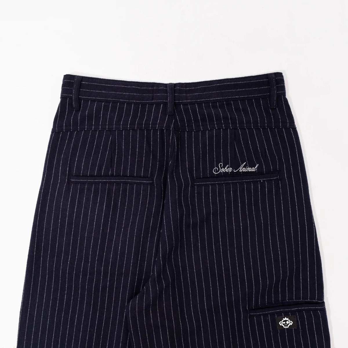 Relaxed Pinstripe Pants